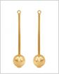 Gold ball charms – 14k Solid Gold