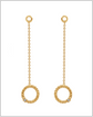 Duo halo earrings (Wear 2 ways) – 14k Solid Gold