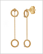 Duo halo earrings (Wear 2 ways) – 14k Solid Gold