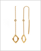 Diamond sparkle threaders – 14k Solid Gold