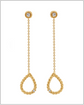 Pear charms – 14k Solid Gold