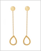 Pear charms – 14k Solid Gold