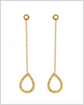 Pear charms – 14k Solid Gold