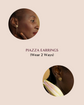 Piazza Earrings (Wear 2 ways) - 14K Solid Gold