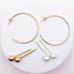 Classic Hoops (Choose your charms) - 14K Solid Gold
