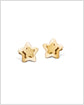 Star Studded Danglers (Wear 2 ways) - 14K Solid Gold