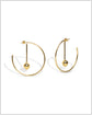 Classic Hoops (Choose your charms) - 14K Solid Gold