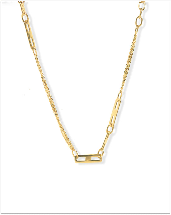 Bridge The Gap Chain (Can be worn as Necklace, Bracelet and Anklet) - 14K Solid Gold